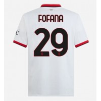 Camisa de time de futebol AC Milan Youssouf Fofana #29 Replicas 2º Equipamento 2024-25 Manga Curta